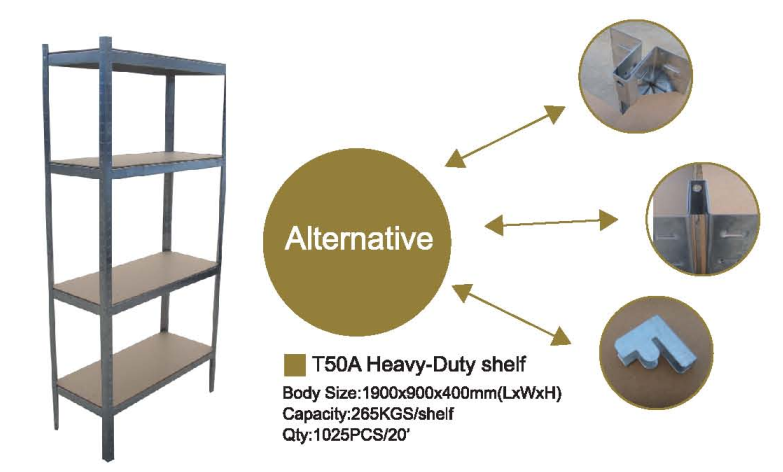 T50 Heavy-Duty shelf