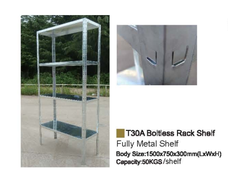 T30A Boltless Rack Shelf